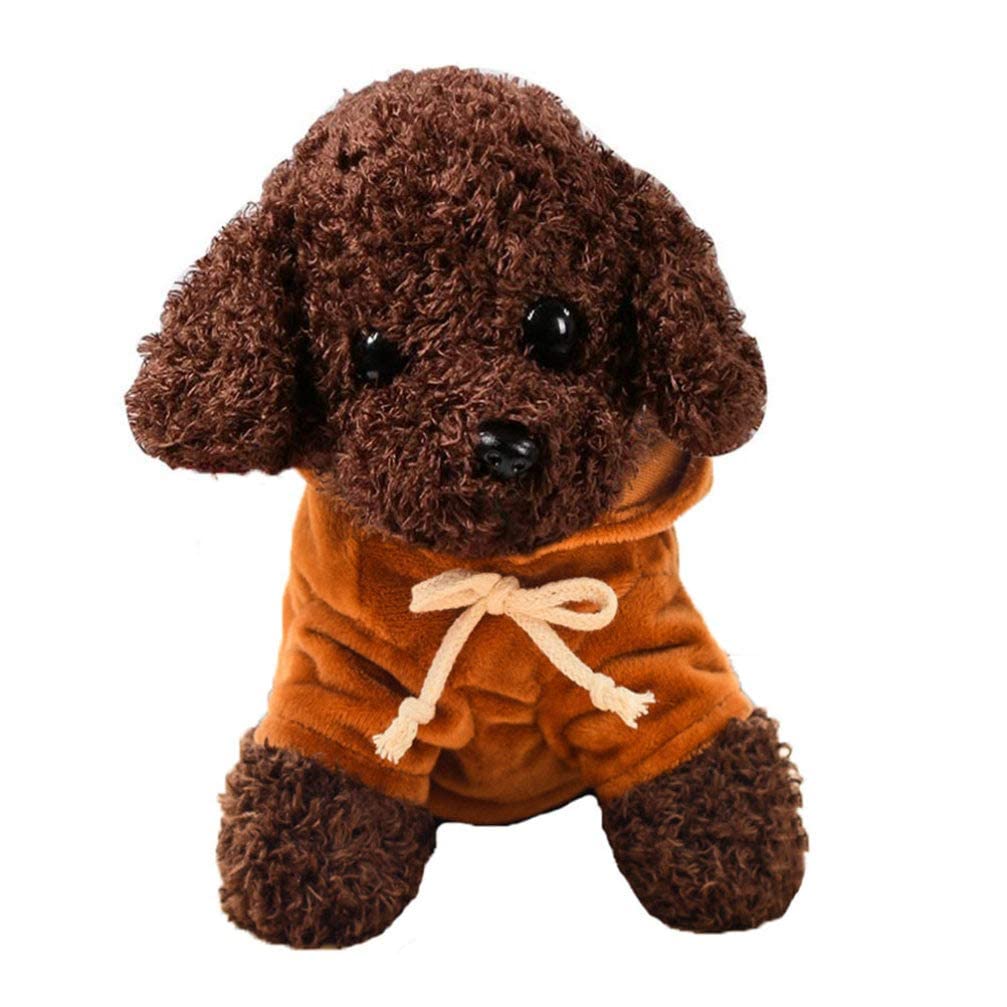 SYOSITeddy Dog Stuffed Animal Plush Doll, Teddy Plush Doll, Toy Soft Adorable Fluffy Plush Pillow Toy for Kids 20CM