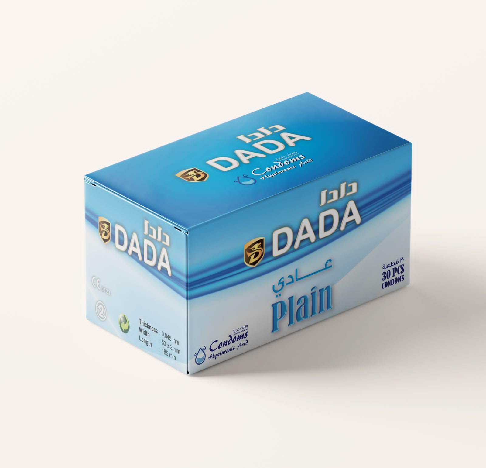 Dada Family Pack Plain Condom, 30's/Box, condoms for family planing