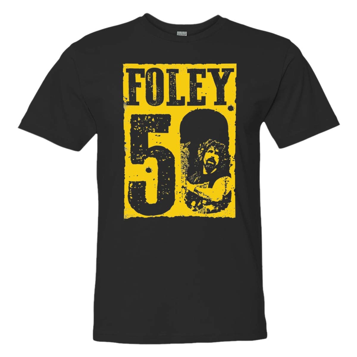 Mens Unisex Mick Foley Foley 50 HQ Wrestling Tee Shirt