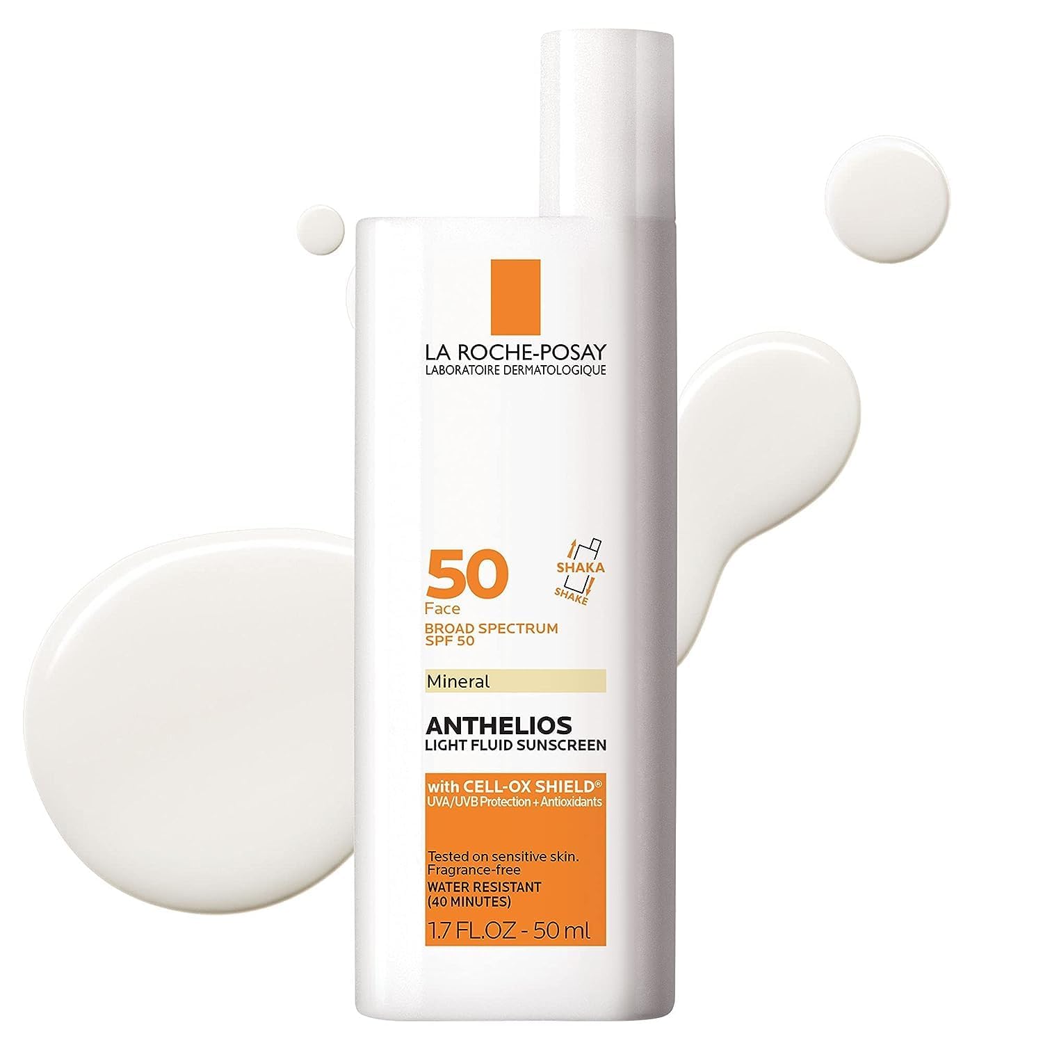 La Roche-PosayAnthelios Tinted Sunscreen SPF 40+ | Broad Spectrum SPF + Antioxidants | Titanium Dioxide & Zinc Oxide Sunscreen | 4 Flexible Shades With No White Cast | Oil Free & Oxybenzone Free