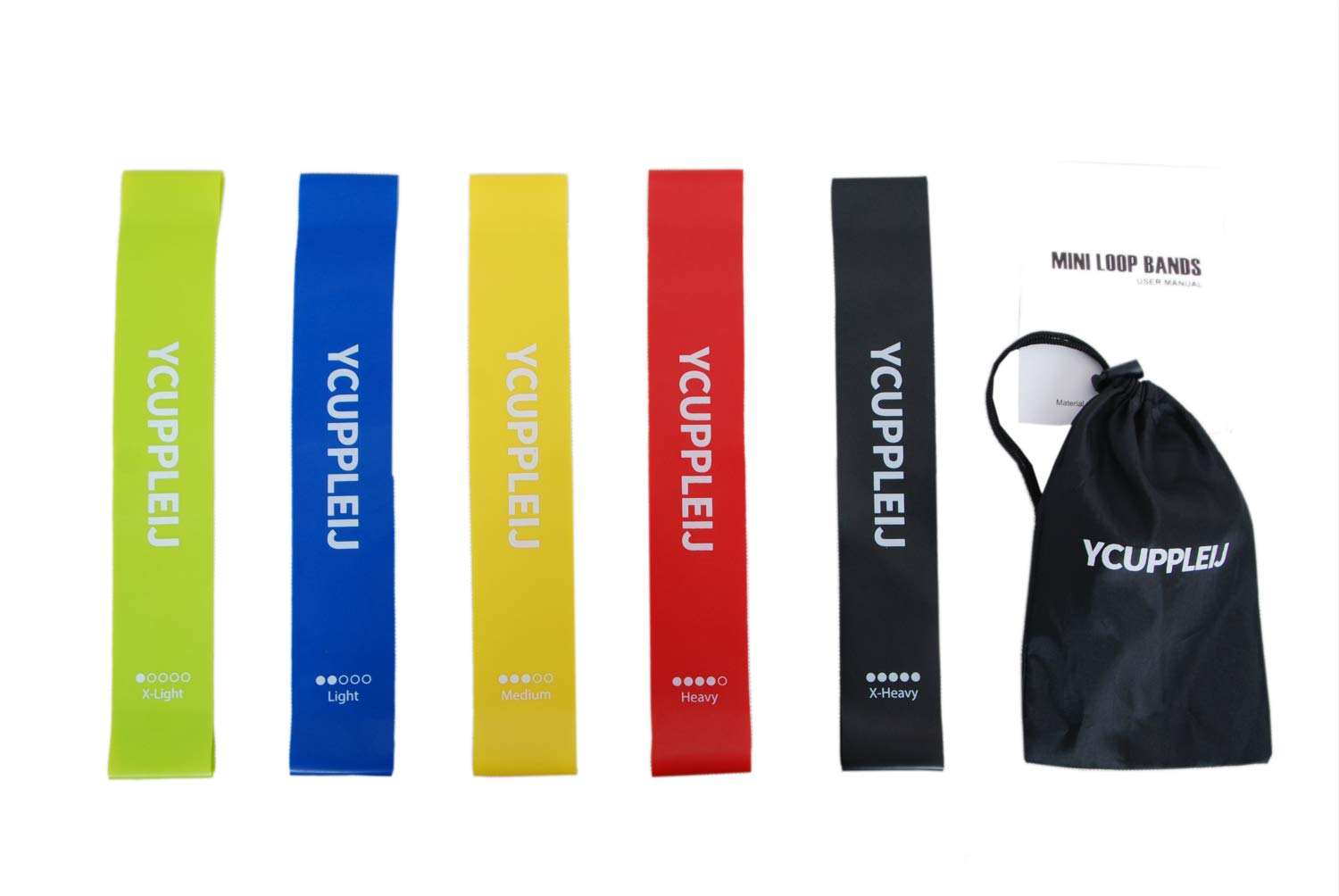 Resistance Band - Resistance Band Set for Workout, Resistance Loop Exercise Bands, Workout Flex Bands Home Fitness -5 Natural Latex Resistance Exercise Band Set