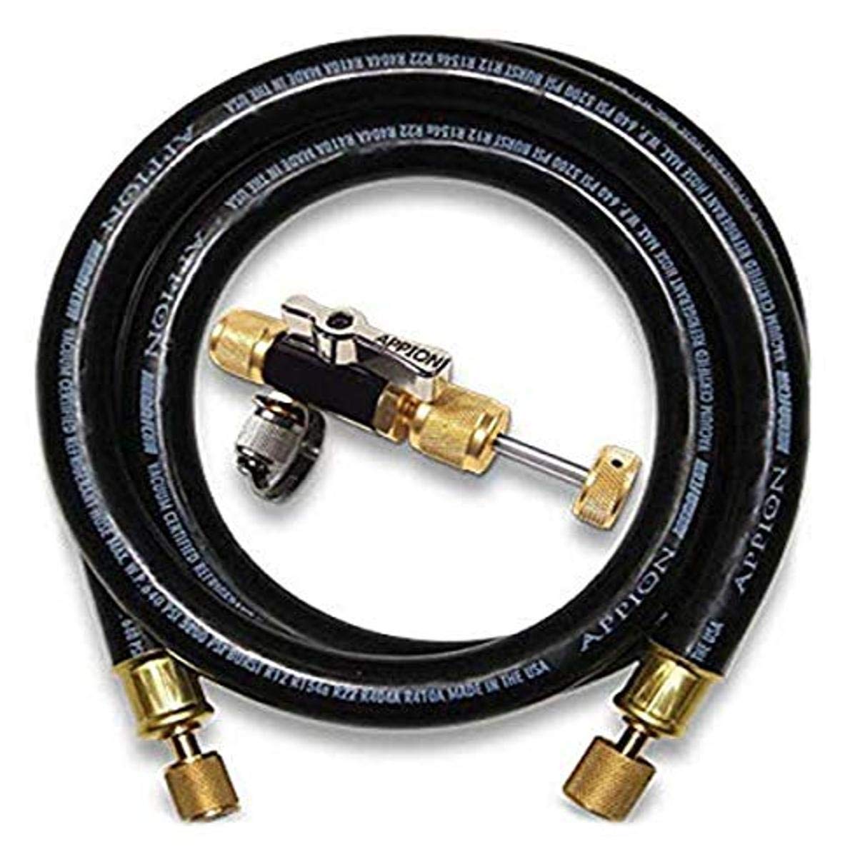 Appion MGABAS Mega Flow Basics 1/2" Hose Evacuation Kit, Silver, Gold, Black