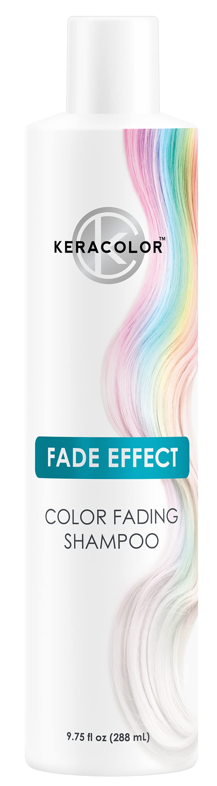 Keracolor Fade Effect Color Fading Shampoo - Works with Semi-Permanent Direct Dyes to Bring Down Color Intensity, 9.75 Fl Oz (Pack of 1)