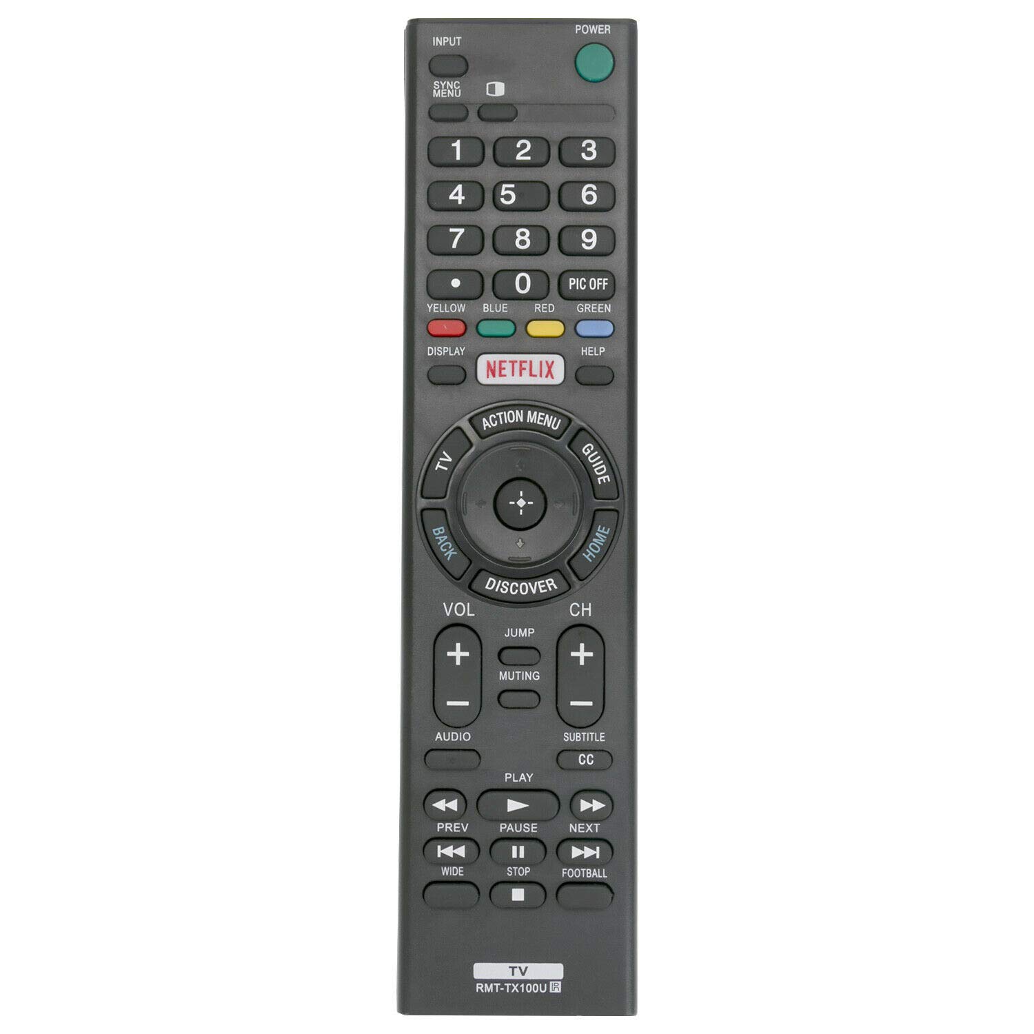 NKF New Replace Remote for Sony TV XBR-65X900C XBR-55X900C KDL-55W800C XBR-49X800C