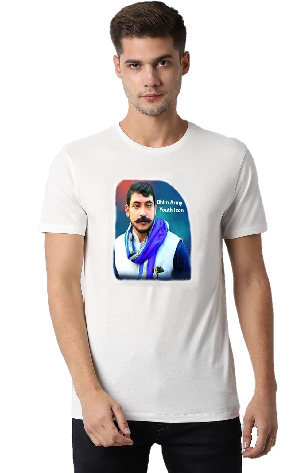 UU Merchandise Youth ICON CHANDER Shekhar Azad Printed T-Shirt