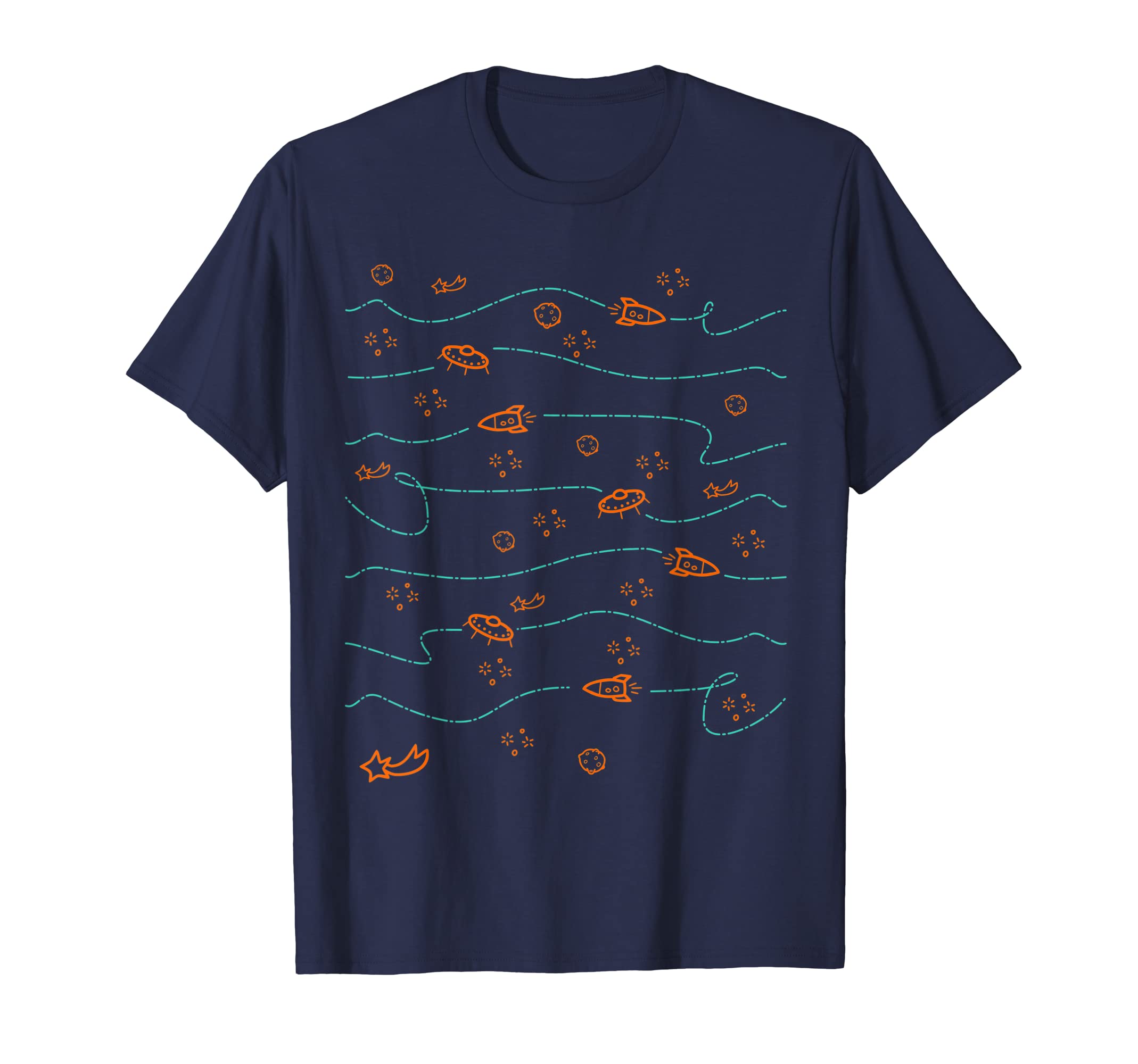 Space Rocket T-Shirt. Space Travel Tee T-Shirt