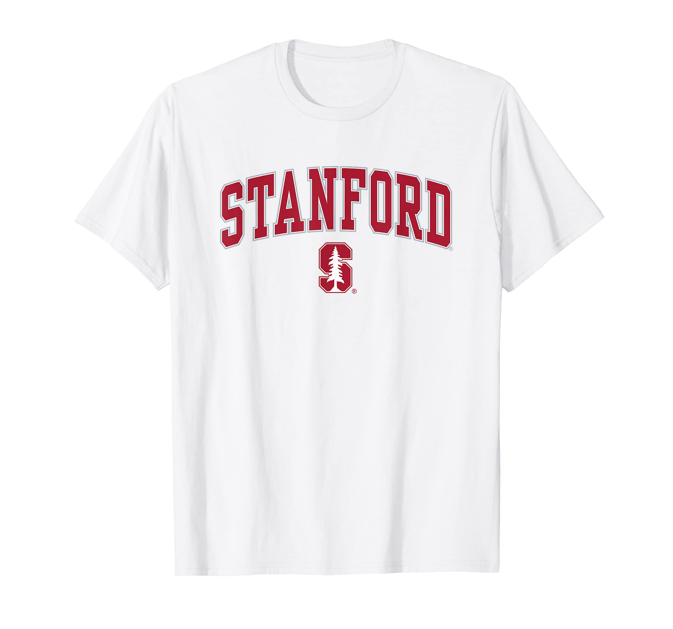 Stanford Cardinal Arch Over White Officially Licensed T-Shirt