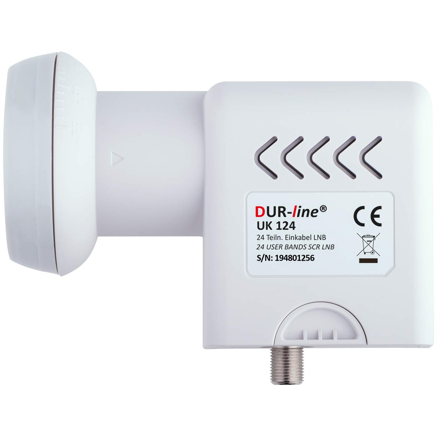 DUR-line UK 124-24 Receiver LNB SCR/Single Cable/unicable II LNB