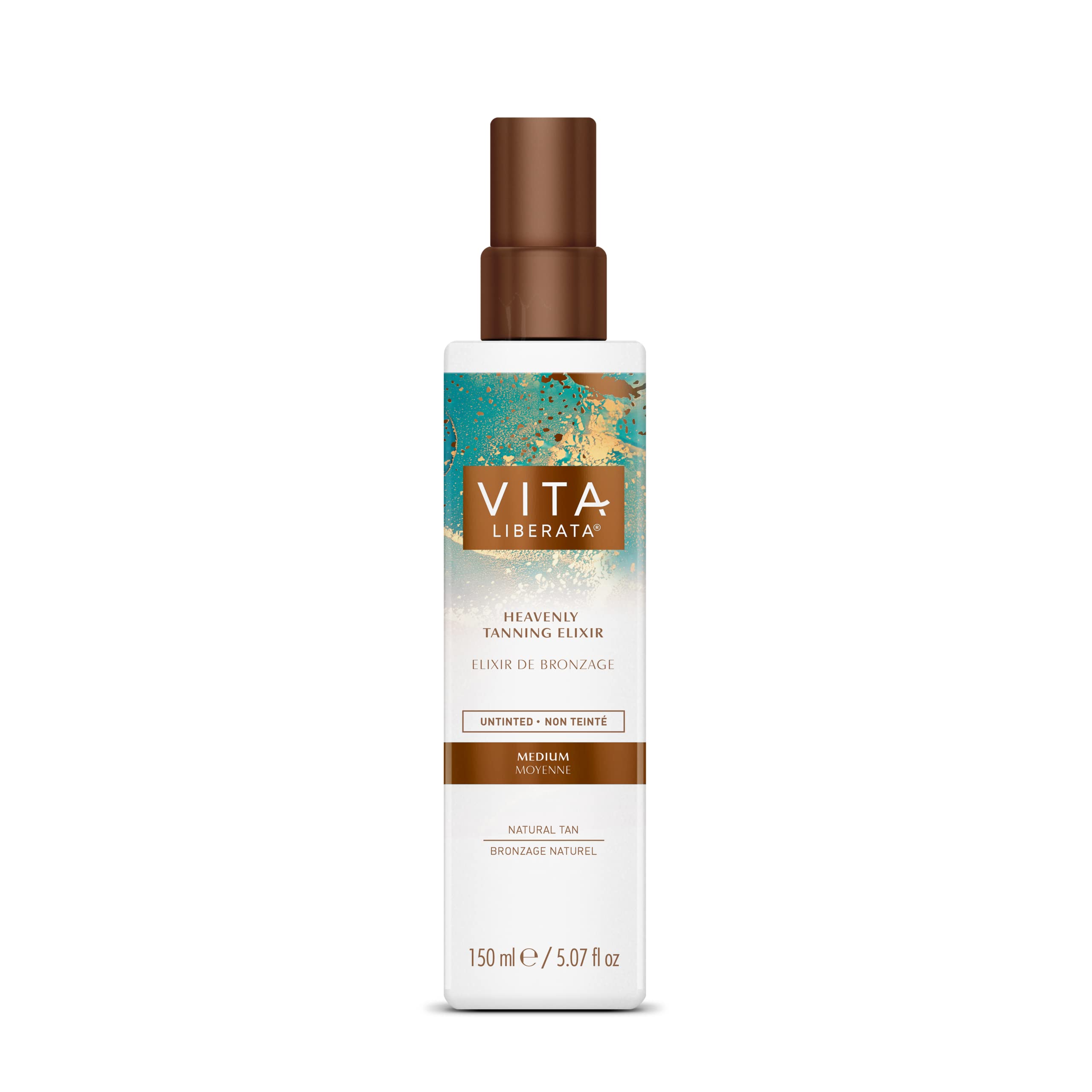 Vita LiberataHeavenly Tanning Elixir, Hydrating Self Tan, Nourishing Formula For Beautifully Bronzed Skin, 5.0 Oz