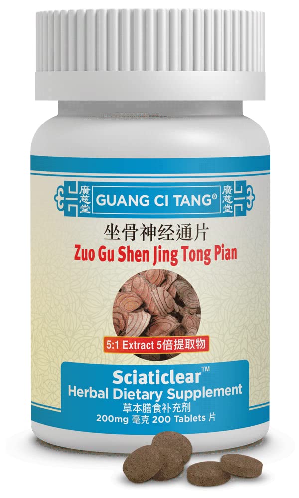 Guang Ci Tang - Zuo Gu Shen Jing Tong Pian - Sciaticlear - 200 Pills