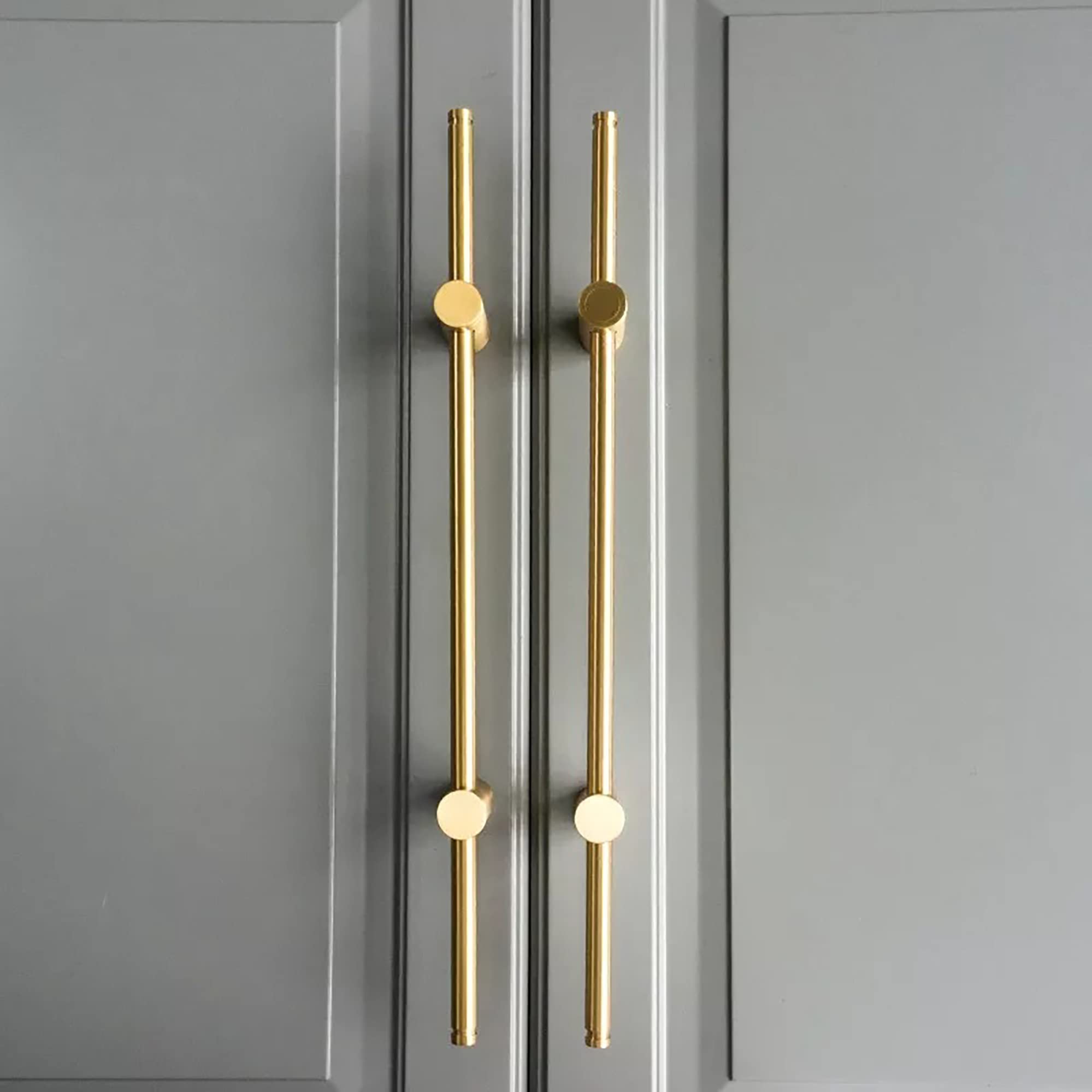 MANTARA B-0081-Gold-520 Long Kitchen cabinets Door Pull Handle Cabinet Handles Cabinet pulls Gold(Pack of 2)