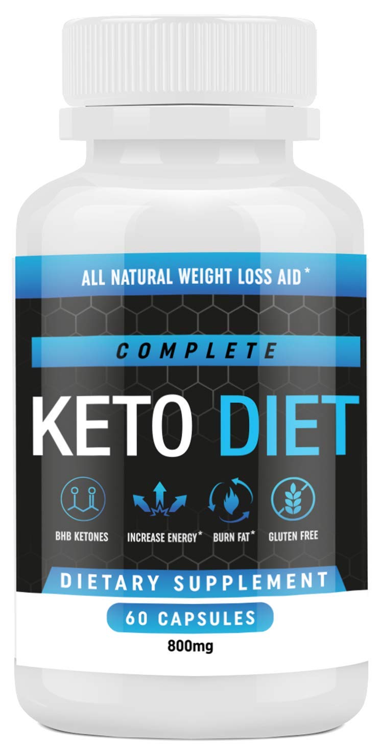 Keto Diet Pills - Weight Loss Fat Burner Supplement for Men and Women - Carb Blocker & Appetite Suppressant Formulated to Compliment a Ketogenic Diet - 60 Capsules