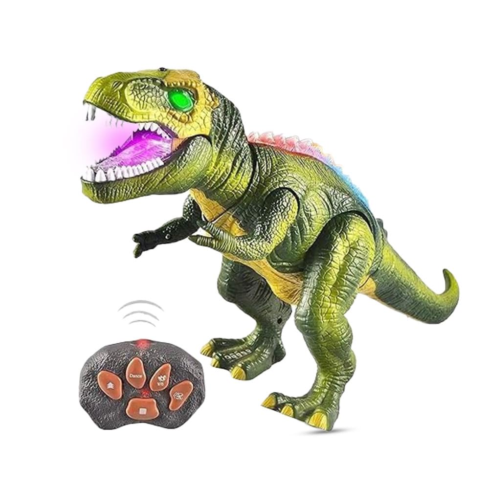 TOY GARDEN - remote control dinosaur toys with lights and sound - gifts for boys aged 3-12. Fun, educational, and interactive – thrilling dinosaur toys for boys