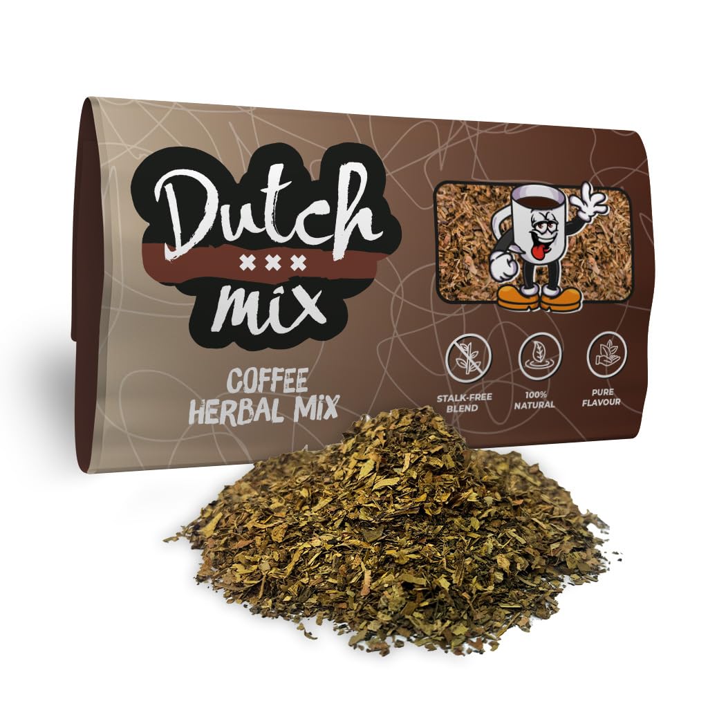 Dutch Mix Coffee - Stalk-free & Natural - 30g Quality Herbal Mix - Amsterdam Herbal Mix as used in Coffee Shops