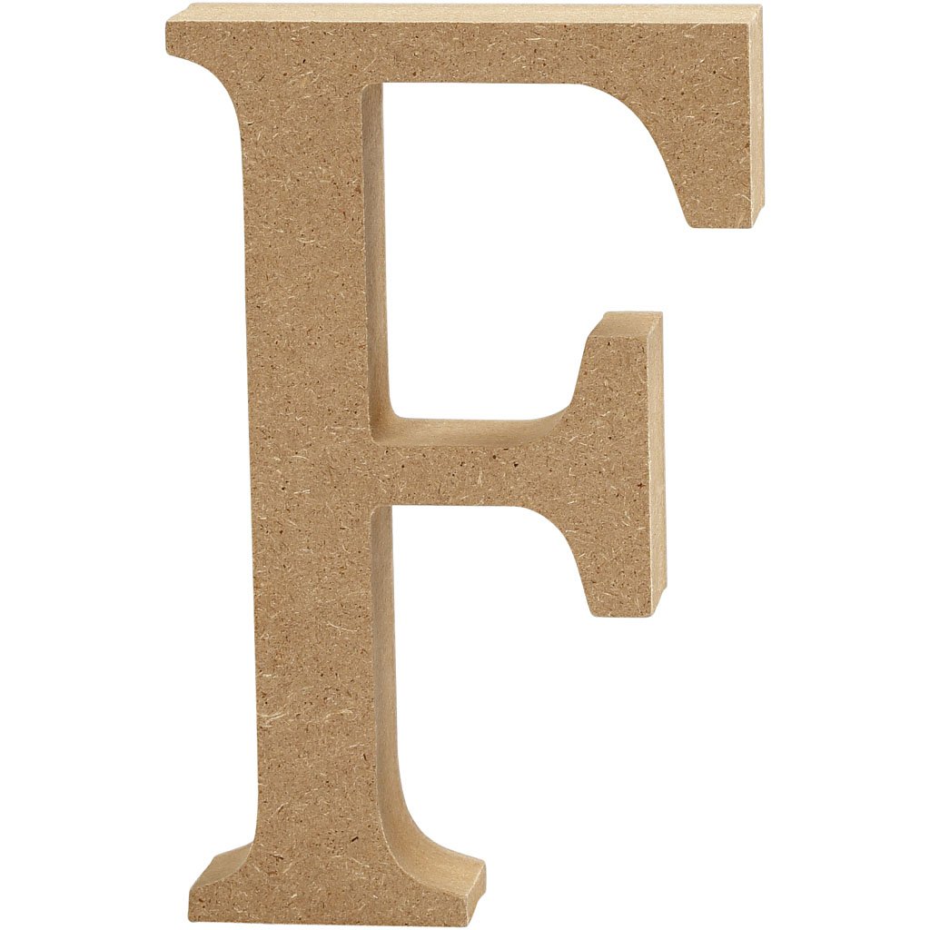 Create Crafts 56315 Wooden Letter, F, One size