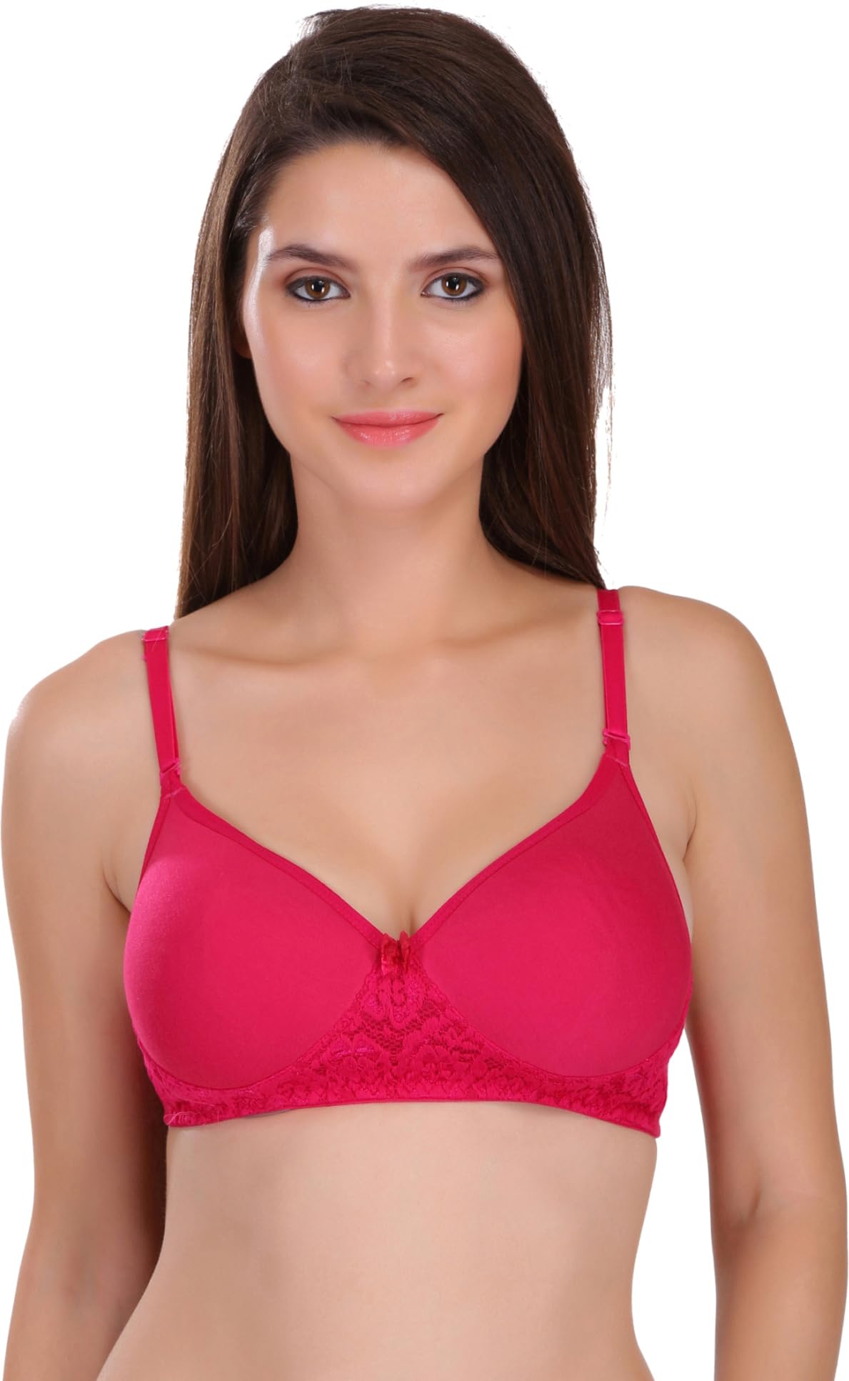 FEATHERLINE Women T-Shirt Heavily Padded Bra