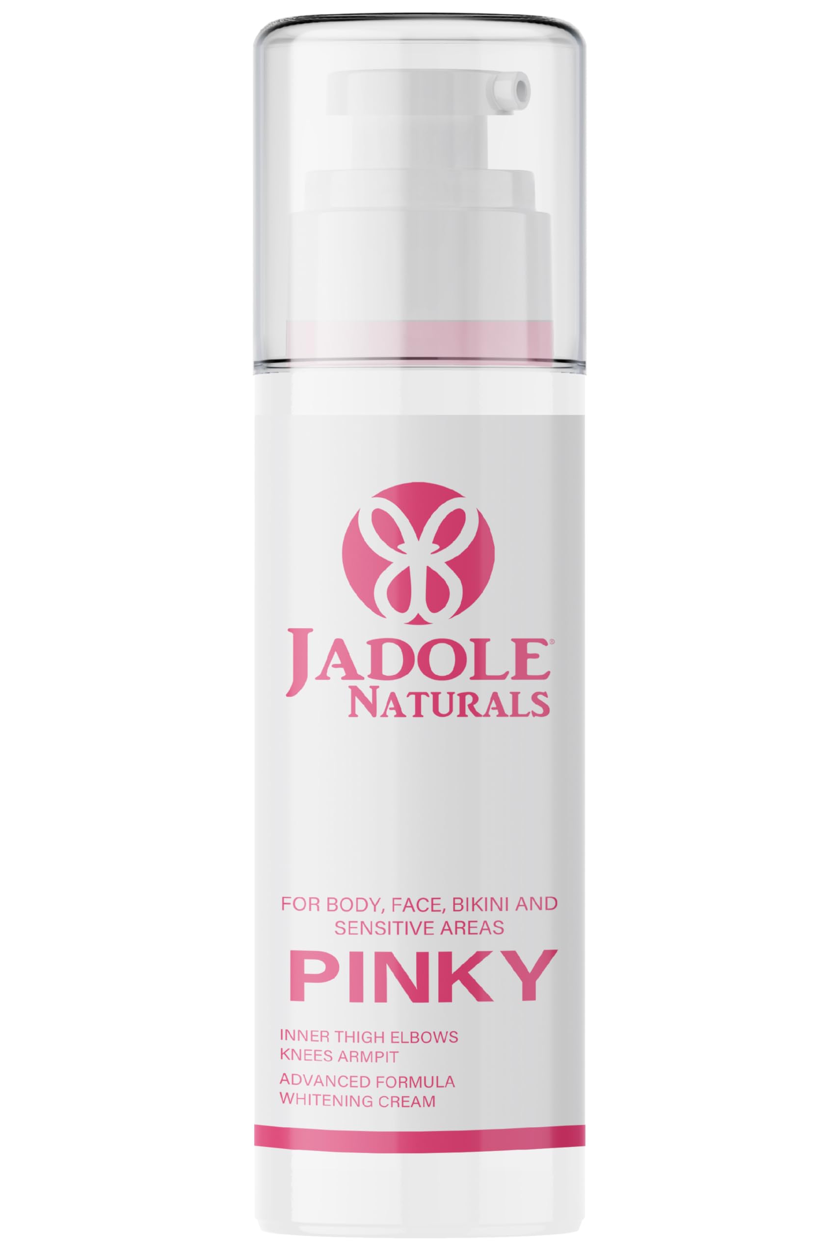 Jadole Naturals Pinky Whitening Cream- 50ml | Skin Brightening & Nourishing for Face, Body, Underarm, Intimate Areas, Knee, Elbow & Bikini Line | Paraben-Free Formula for Sensitive Skin