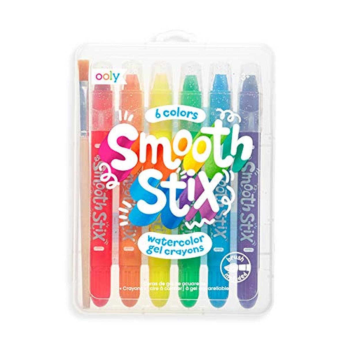 OOLY, Smooth Stix Watercolor Gel Crayons - 7 PC Set