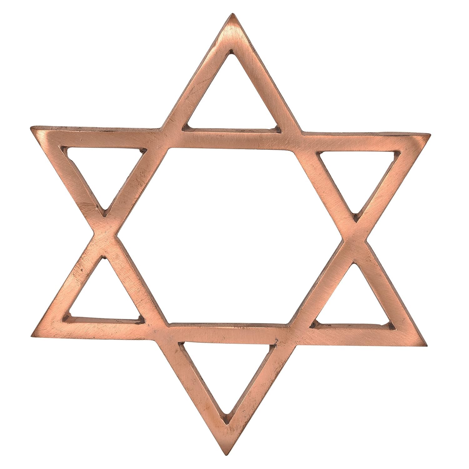 TREEMAISON CORONATING Homes Vastu 4 INCH Copper Star Helix for Main Entrance, Home-Kitchen & Bedroom Remedy for VAASTU DOSH VAASTU SHAHSTRA Remedies (Pack of 1) (South-East/SSE Direction)