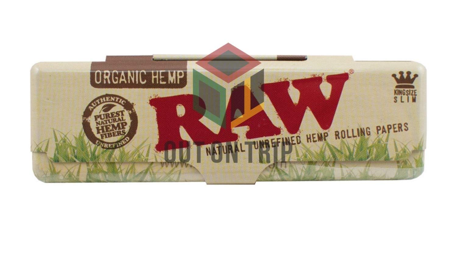 OutonTrip RAW Organic Paper Case - King Size Rolling Paper Container