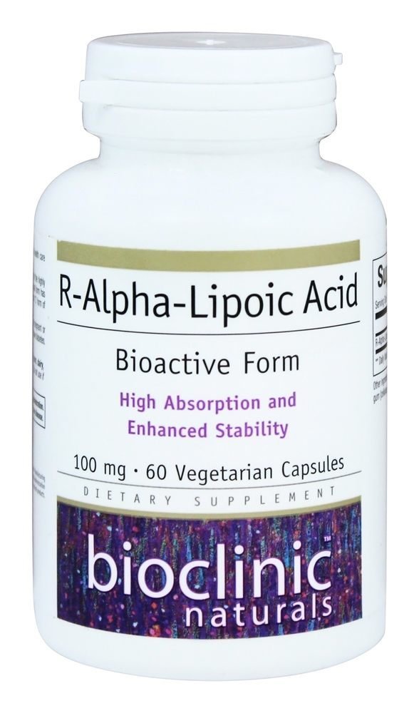 Bioclinic Naturals - R-Alpha-Lipoic Acid 100mg 60 vcaps