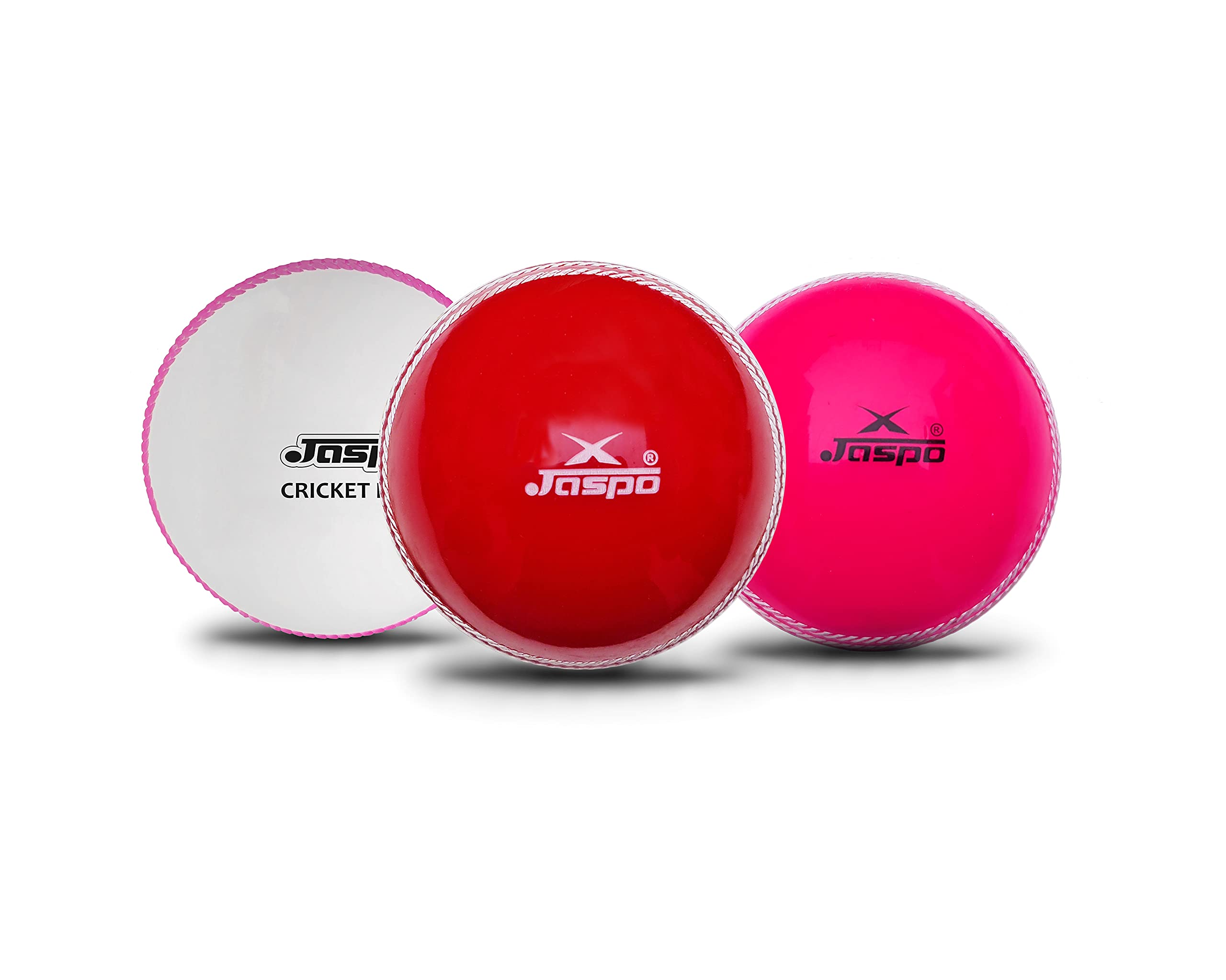 jaspo PVC T-20 Soft Cricket Balls 110 Gm (Multicolour) - Pack of Three , Standard Size