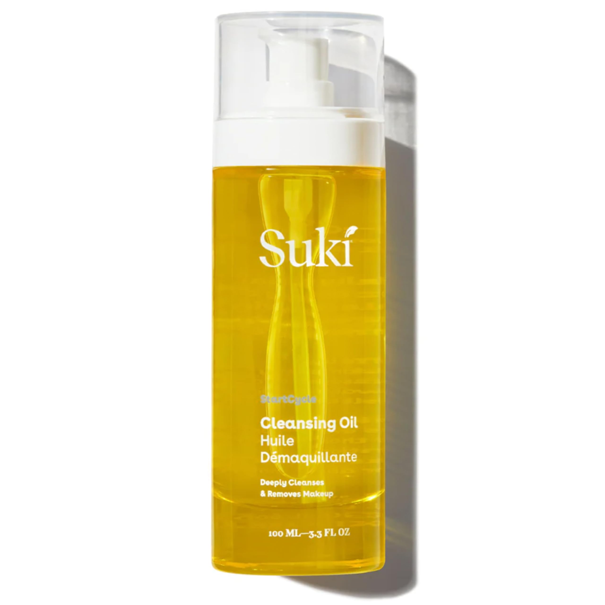 SukiCleansing Oil 4 Fl Oz, Makeup Remover, Facial Cleanser, Prevents Breakout and Hydrates