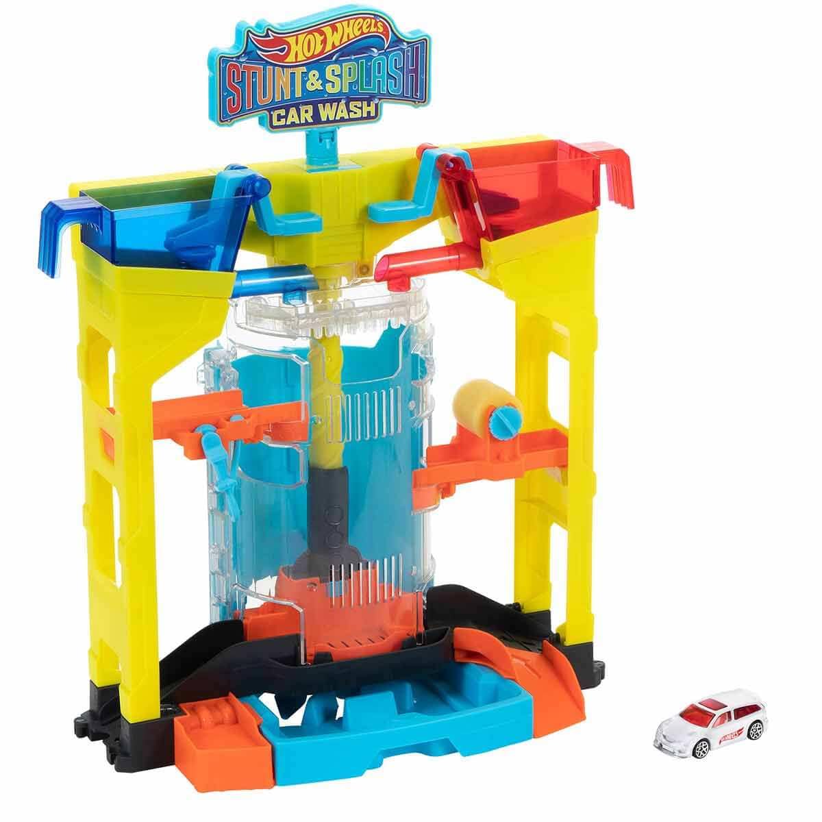 Hot WheelsMattel Stunt & Splash Car Wash Playset