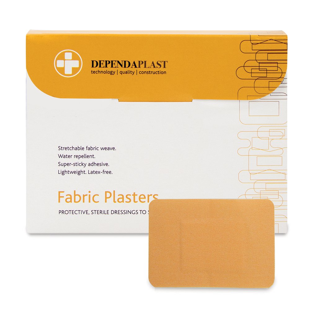 Reliance MedicalLtd - Dependaplast Fabric Plasters 7.5cm x 5cm Box of 50