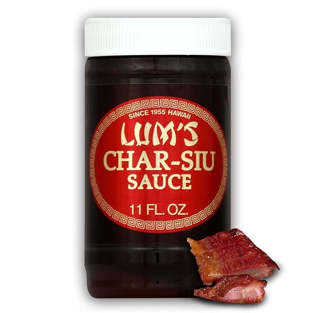 Lum'sHawaiian Char-Siu (Sweet Roast Pork) BBQ Sauce Since 1955 - Chinese Char Grill Barbecue Marinade for Beef, Rib, Pork, Chicken & Duck, 11oz