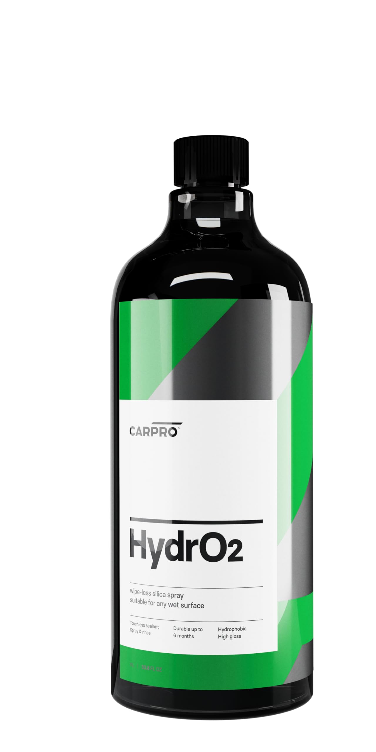 CARPRO HydrO2 Touchless Silica Sealant - Spray-On/Rinse-Off Paint Sealant, UV Protection - Liter (34oz)