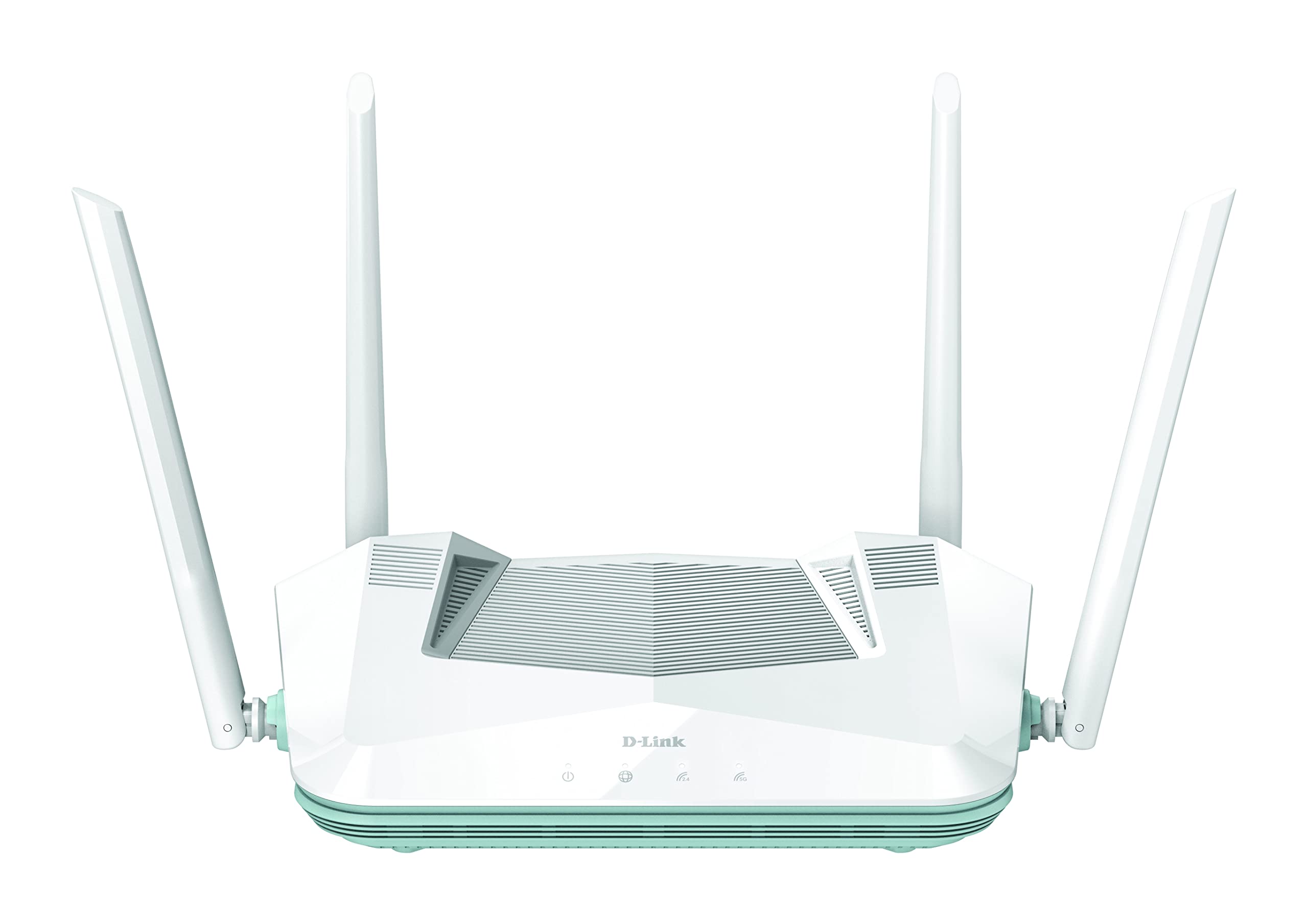 D-LinkR32 EAGLE PRO AI AX3200 Smart Router with AI Wi-Fi/Traffic Optimiser, DFS, AI Parental Control, Gigabit Ports, MU-MIMO, 1024 QAM, OFDMA, WPA3, Mesh-ready. Works with Alexa/Google Assistant