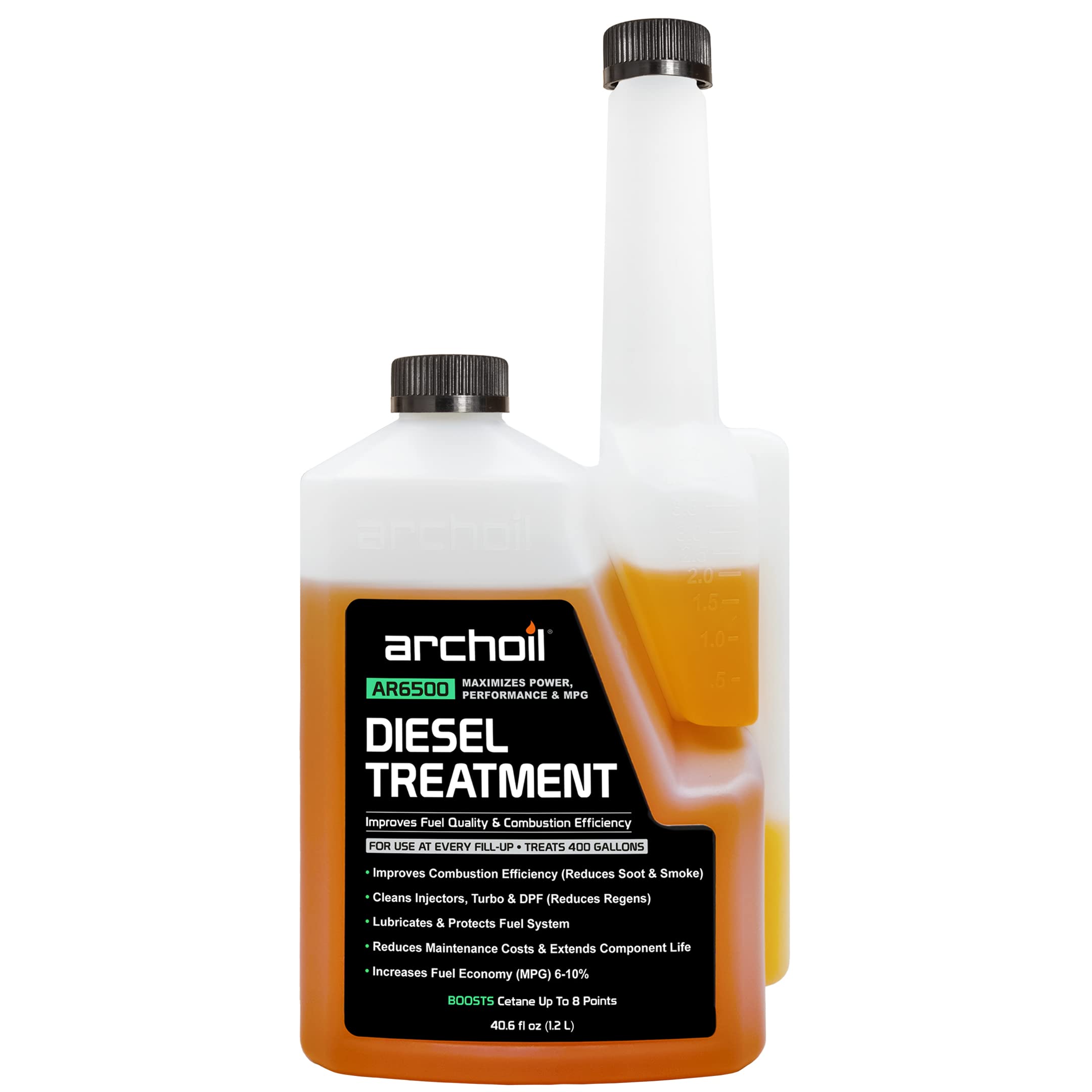 Archoil AR6500 Diesel Treatment (40.6 oz) - Treats 400 Gallons - Additive for All Diesel Vehicles