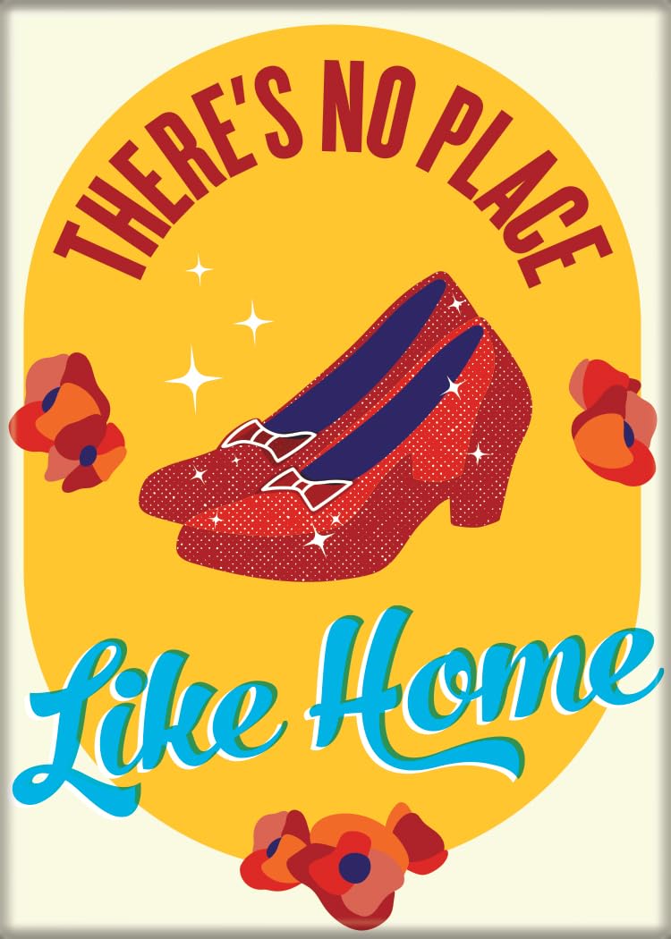 Ata-BoyAta-Boy Wizard of Oz No Place Like Home Sign 2.5" x 3.5" Magnet