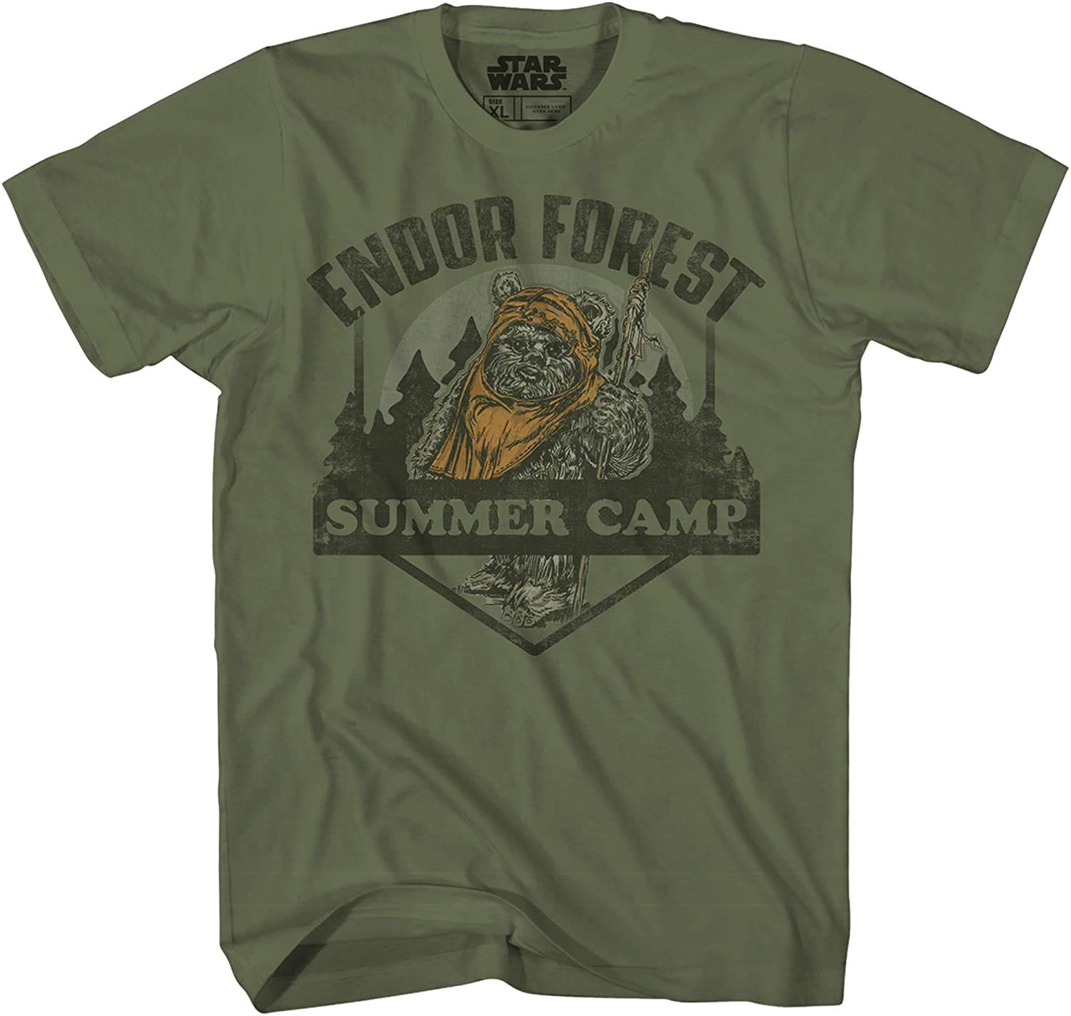 STAR WARSEndor Forest Summer Camp Ewok Funny Adult T-Shirt for Men & Women Graphic Tshirt