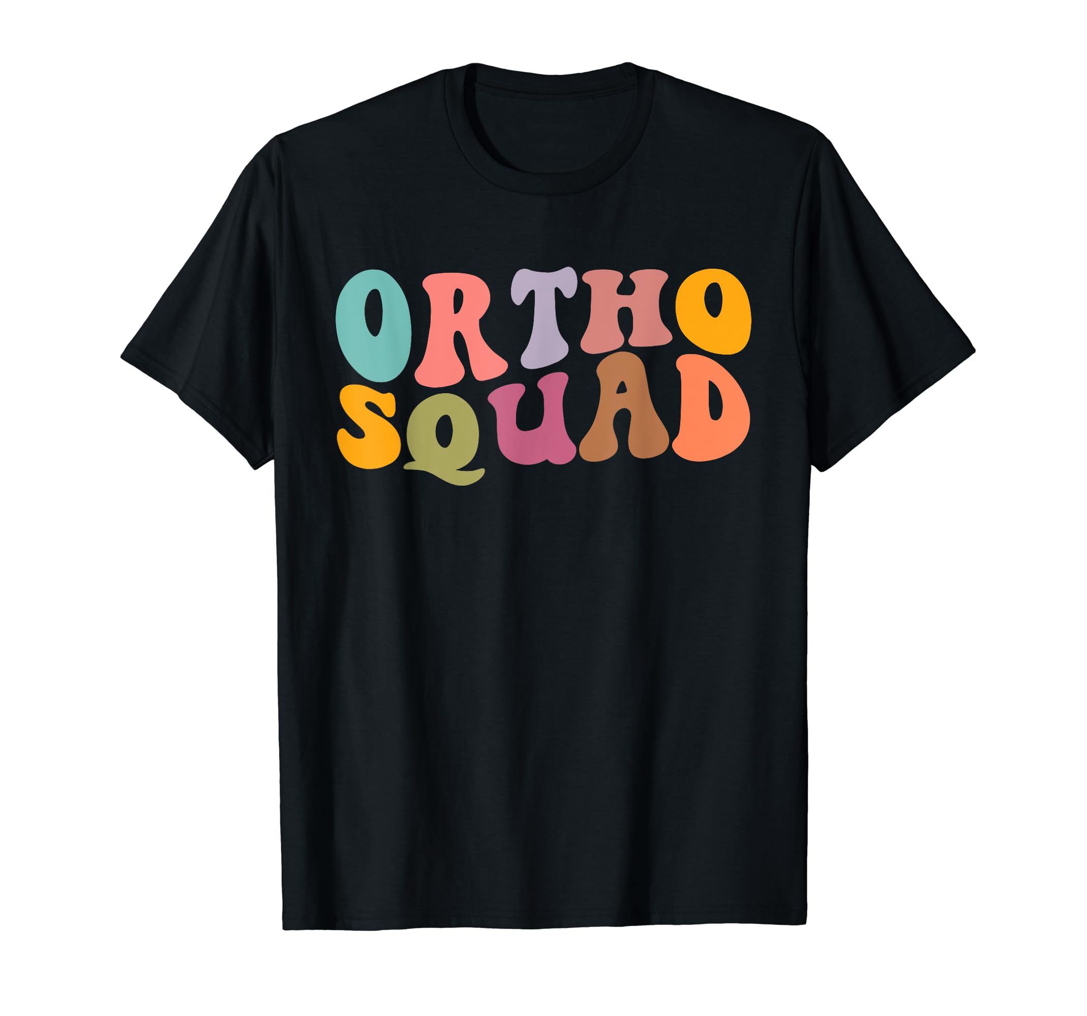 Retro Groovy Ortho Squad Orthopedics Nurse Doctor Assistant T-Shirt