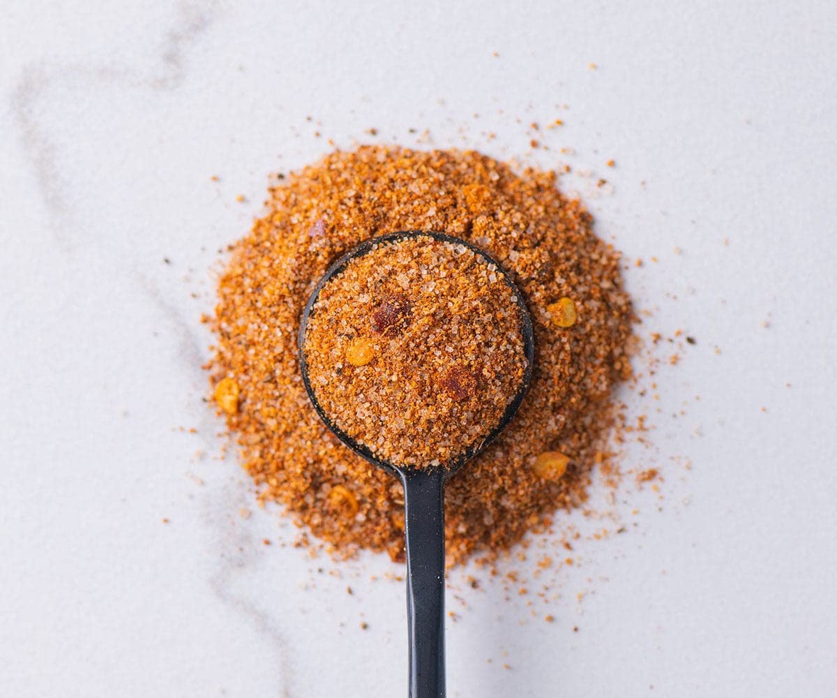 Savory Spice Cantonese Pork BBQ Rub - Chinese Char Siu Seasoning Mix for BBQ Pork (1/2 Cup Bag - Net: 2.75 oz)