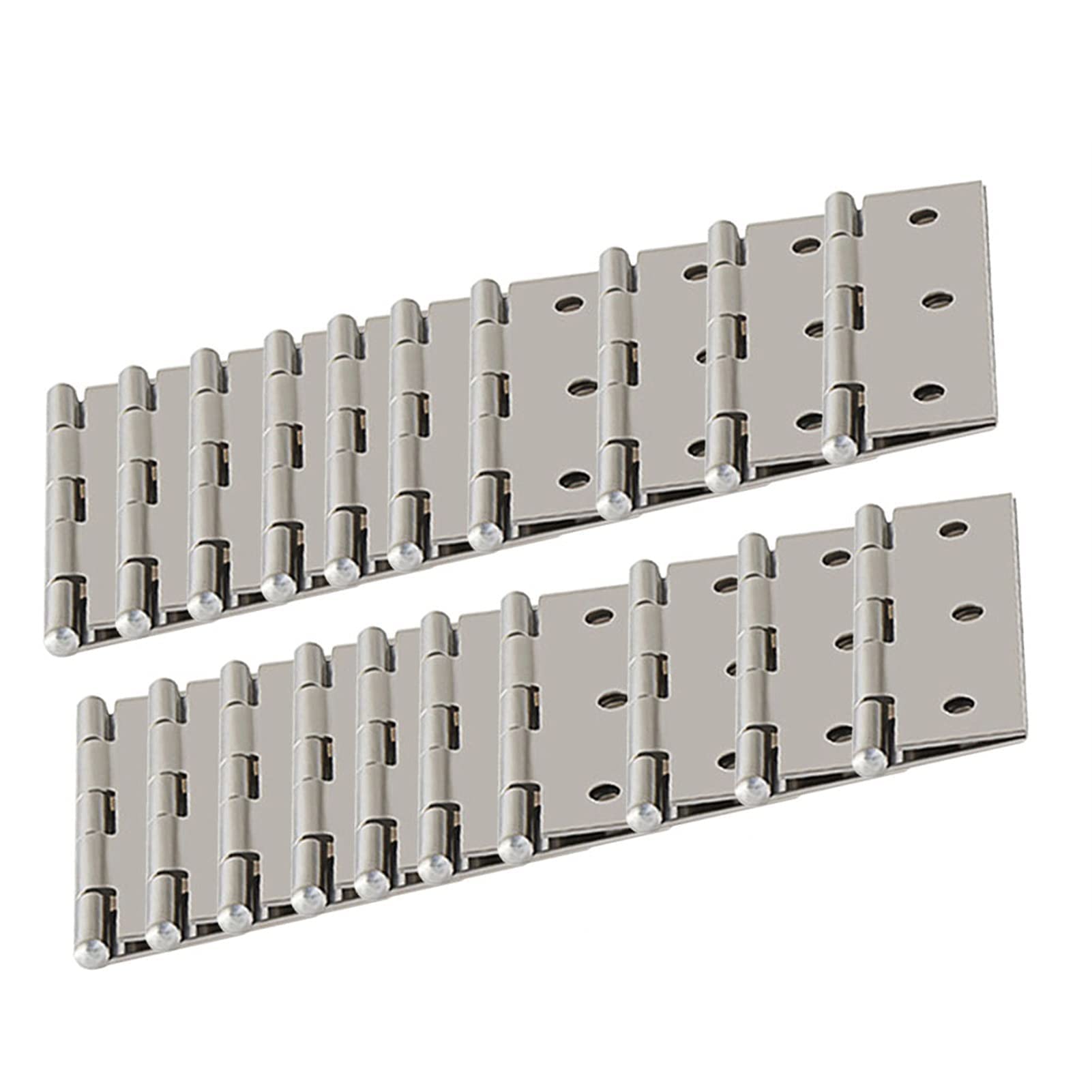 Yeah-hhi Furniture Hardware Soft Close Cabinet Hinge Accessories, 20pcs 6-Hole Cabinet Hinge, DIY Furniture Repair Shelf Stainless Steel Door Connector Durable Hardware Accessories