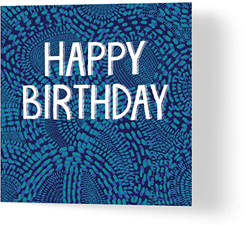 Wuzci Happy Birthday Pattern Greeting Card