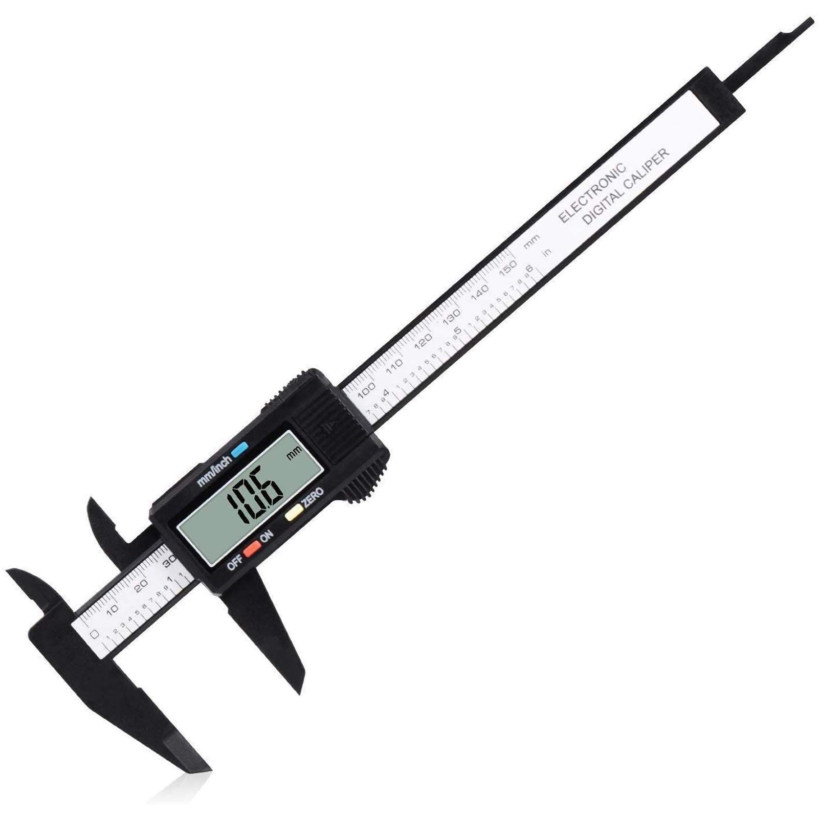 Adoric Digital Caliper, Adoric 0-6" Calipers Measuring Tool - Electronic Micrometer Caliper with Large LCD Screen, Auto-off Feature, Inch and Millimeter Conversion