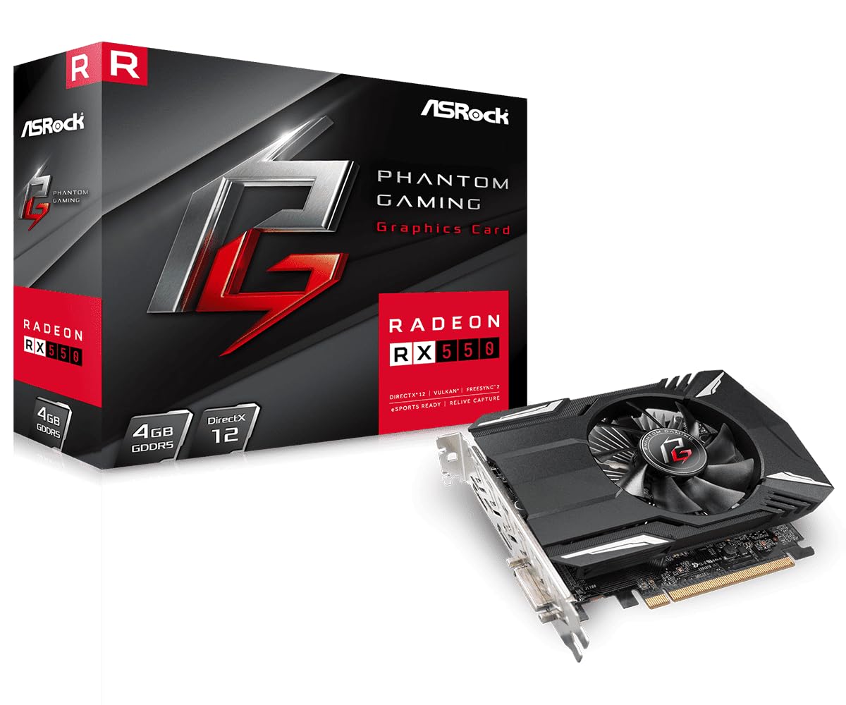 ASRock AMD Phantom Gaming Radeon™ RX550 4G