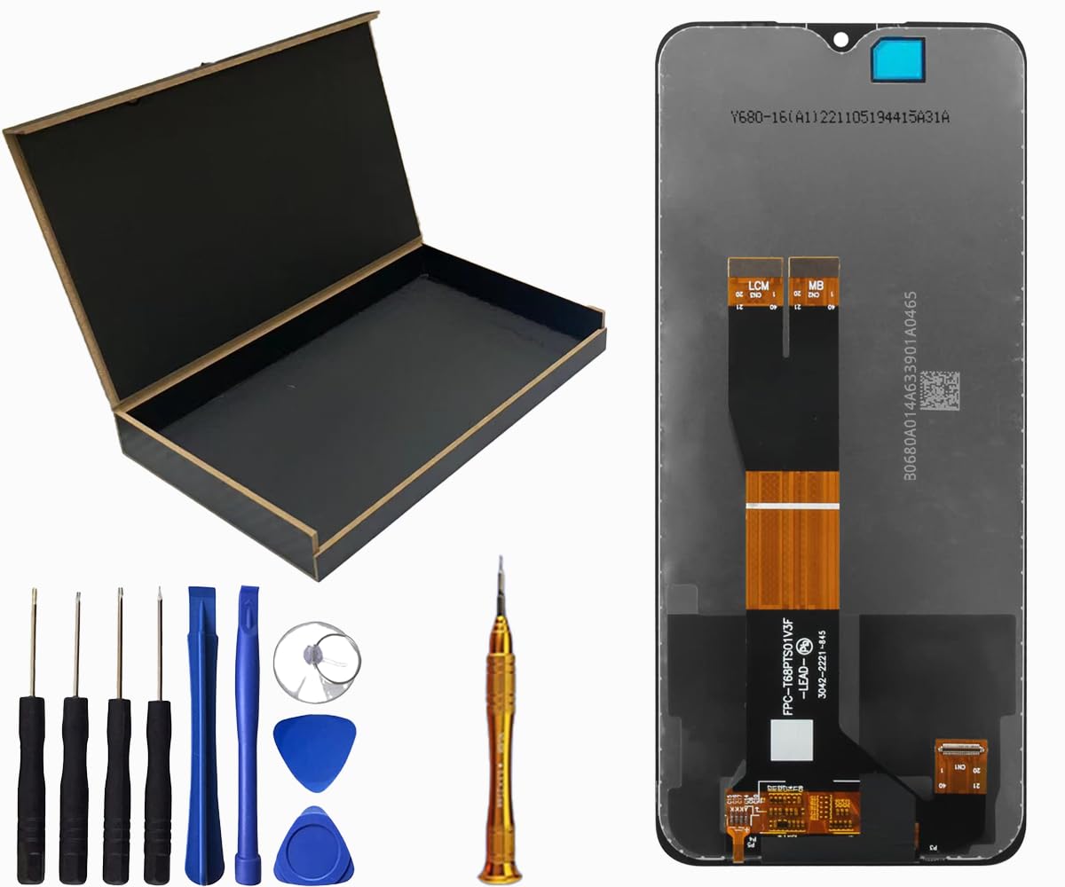 SECRETIGER LCD Screen Display Touch Digitizer Assembly Replacement for T-Mo Bile REVVL 6 Pro 6.82"