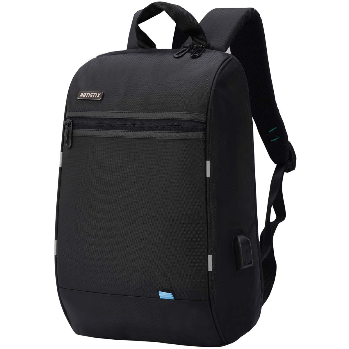 Artistix Talon Anti Theft Design Laptop Backpack Suitable upto 15.6 inch laptop size, With USB Charging Port (46 Cm, 25L,Black)