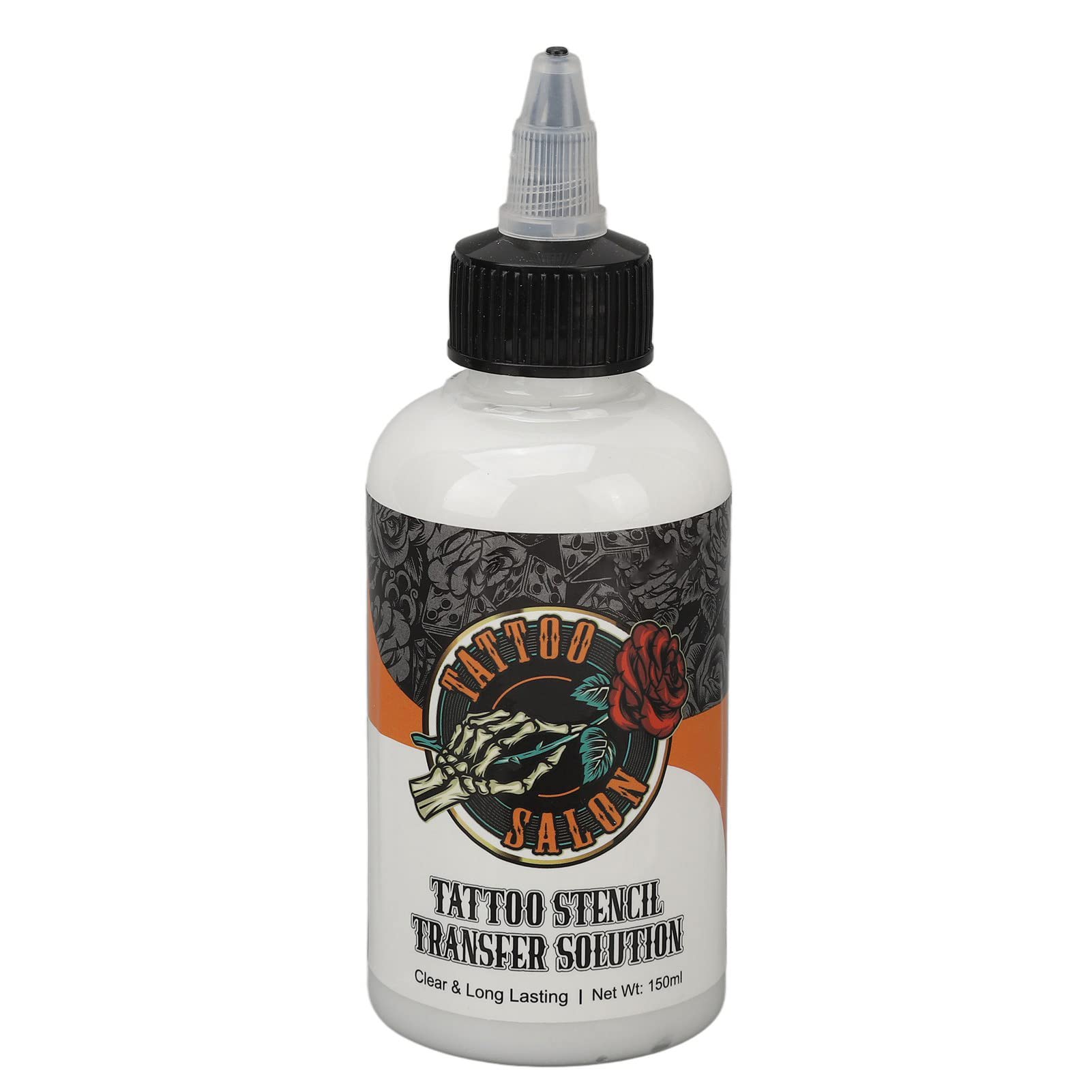 Tattoo Transfer Gel Solution, 150ml Stencil Application Gel, Tattoo Stuff Stencil Transfer Cream Gel, Tattoo Transfer Liquid for Tranfer Stickers Paper, Clear & Long Lasting