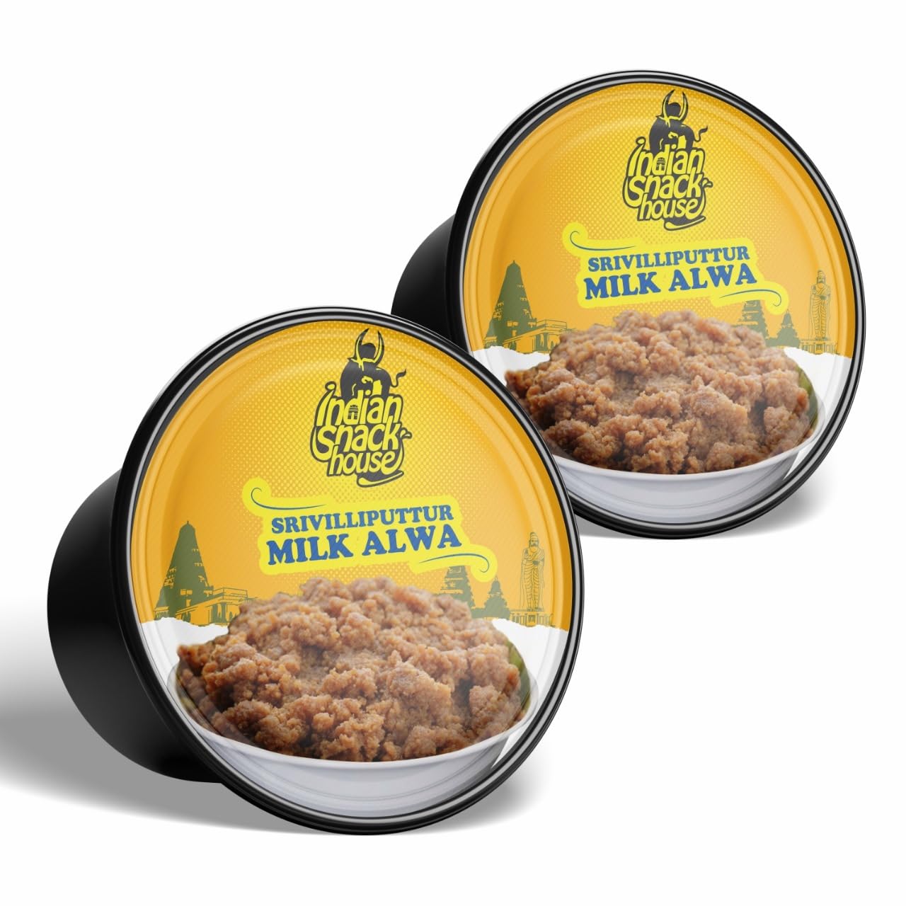 Indian Snack House Srivilliputtur Milk Alwa (Thirattipal)|2 Pack Combo 500g|Traditional Sweet Dish, Handcrafted|No Palm Oil | No Preservatives| No Artificial Color or Chemicals| (2X250g)