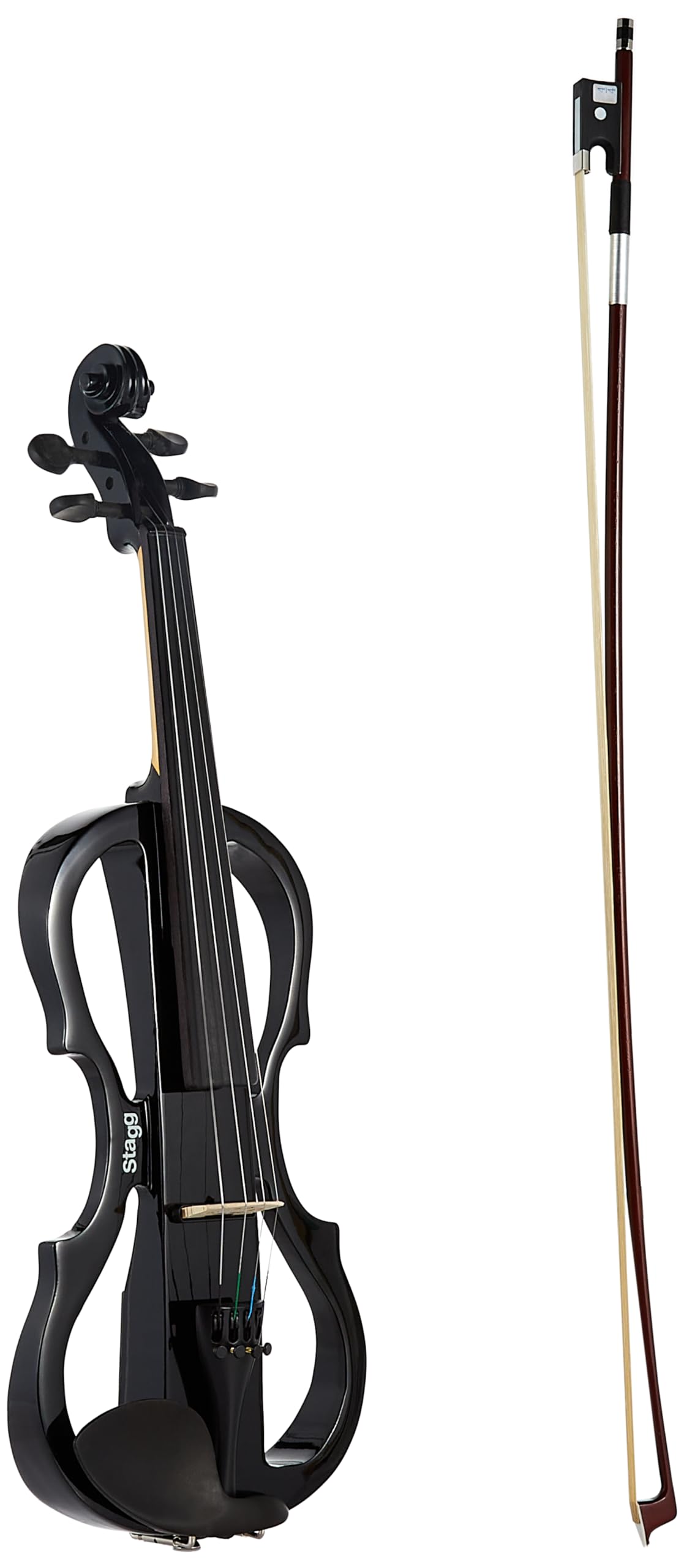 Stagg EVN X-4/4 BK Electric Violin, One Size