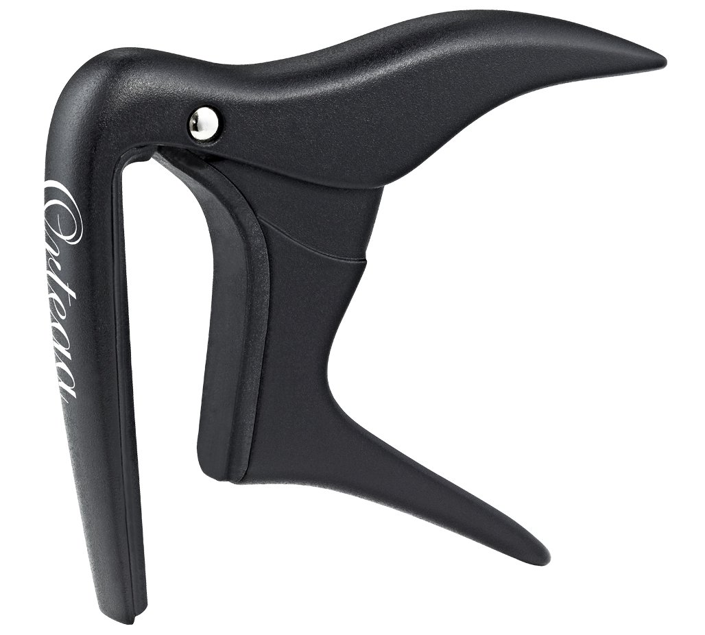 Ortega Curved Capodaster OCAPOCV-SBK for Curved Fretboards - Satin Black Finish