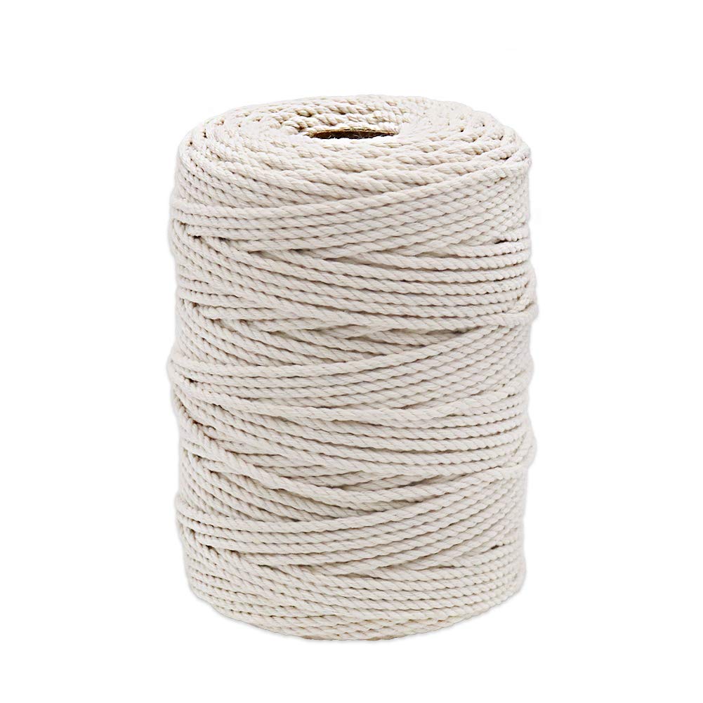 Tenn Well Kitchen Cooking Twine, 328 Feet 3mm Cotton Bakers Twine Food Safe Butchers String for Trussing Chicken, Tying Up Meat, DIY Crafts