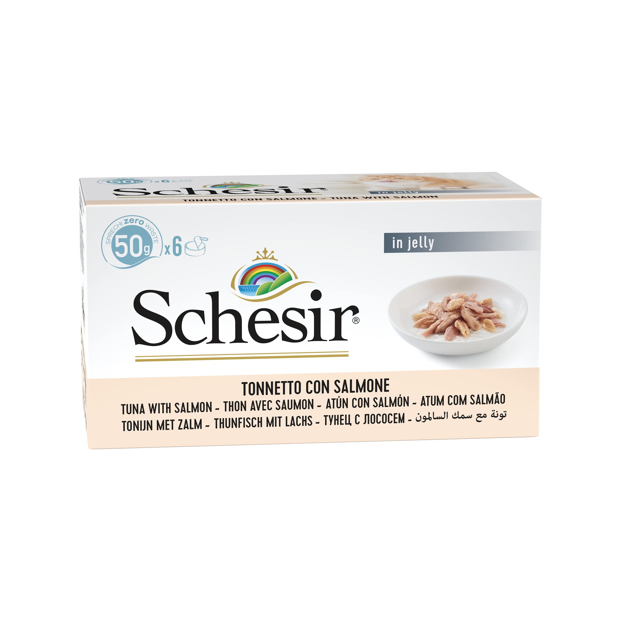 Schesir Cat Multipack Tuna with Salmon 6x50g