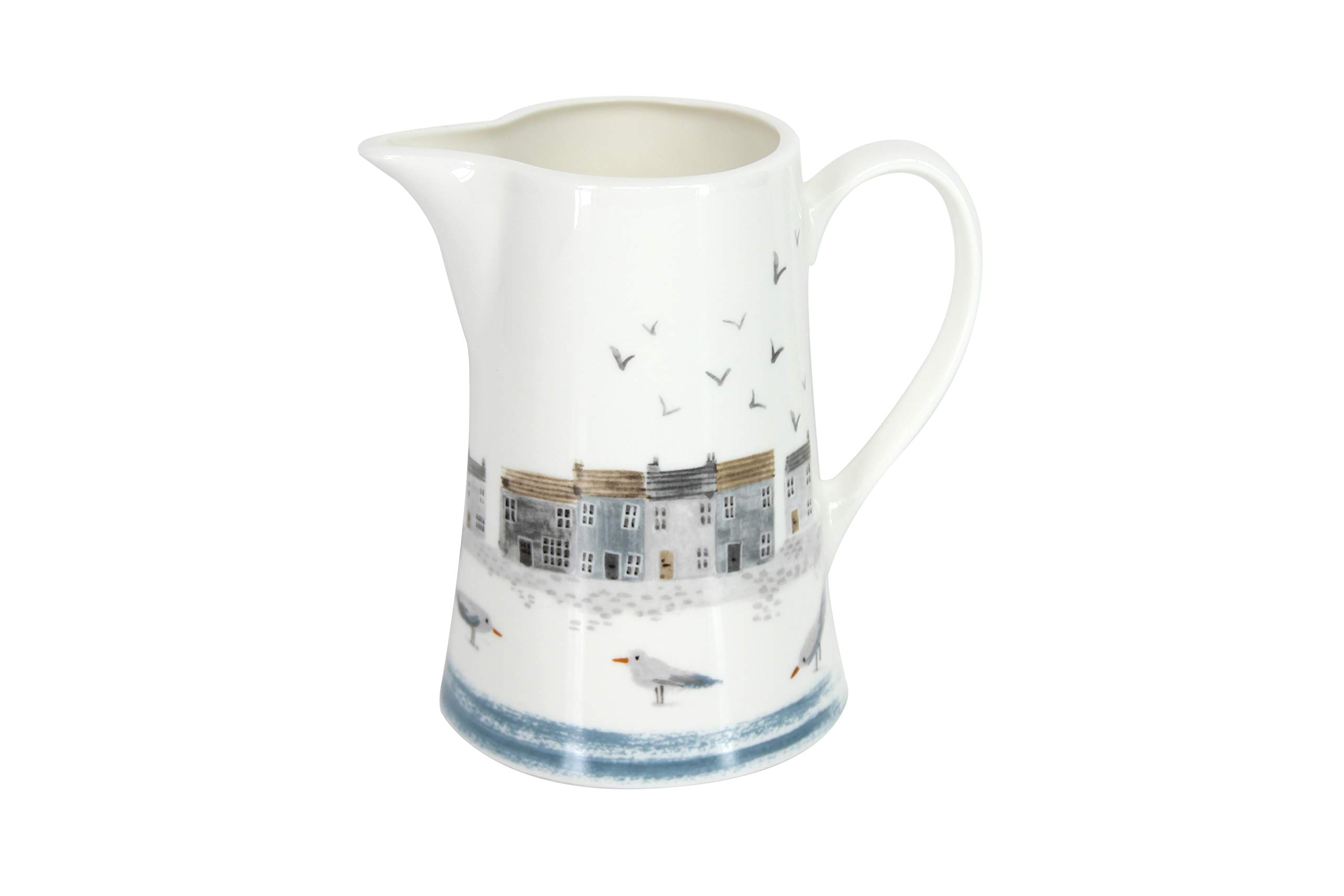 Gisela Graham Coastal Scene Jug, Medium